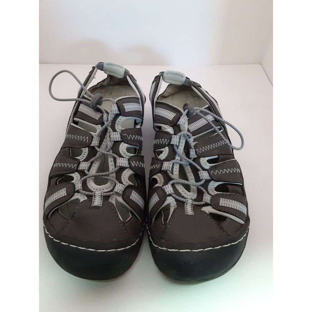 Jeep J-41 Sport Shoes Women's Water Hiking Beach Sandals | Gray/Mint | US 7M